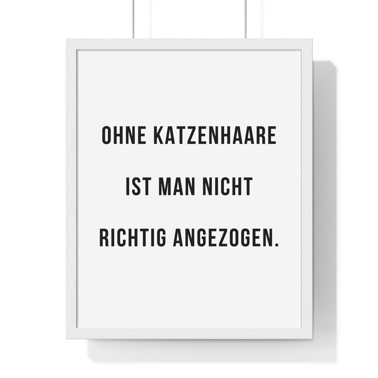 Vertical Framed Poster