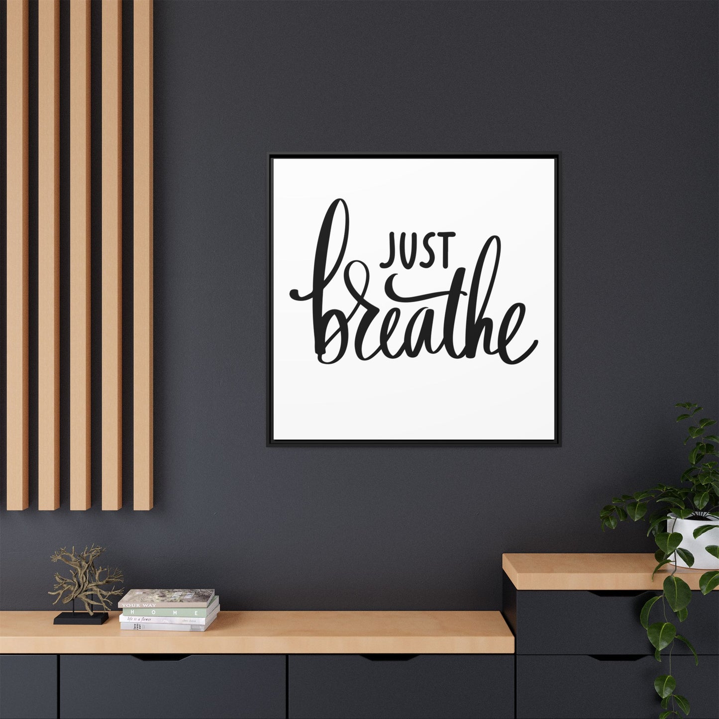 Matte Canvas, Framed (Multi-color)