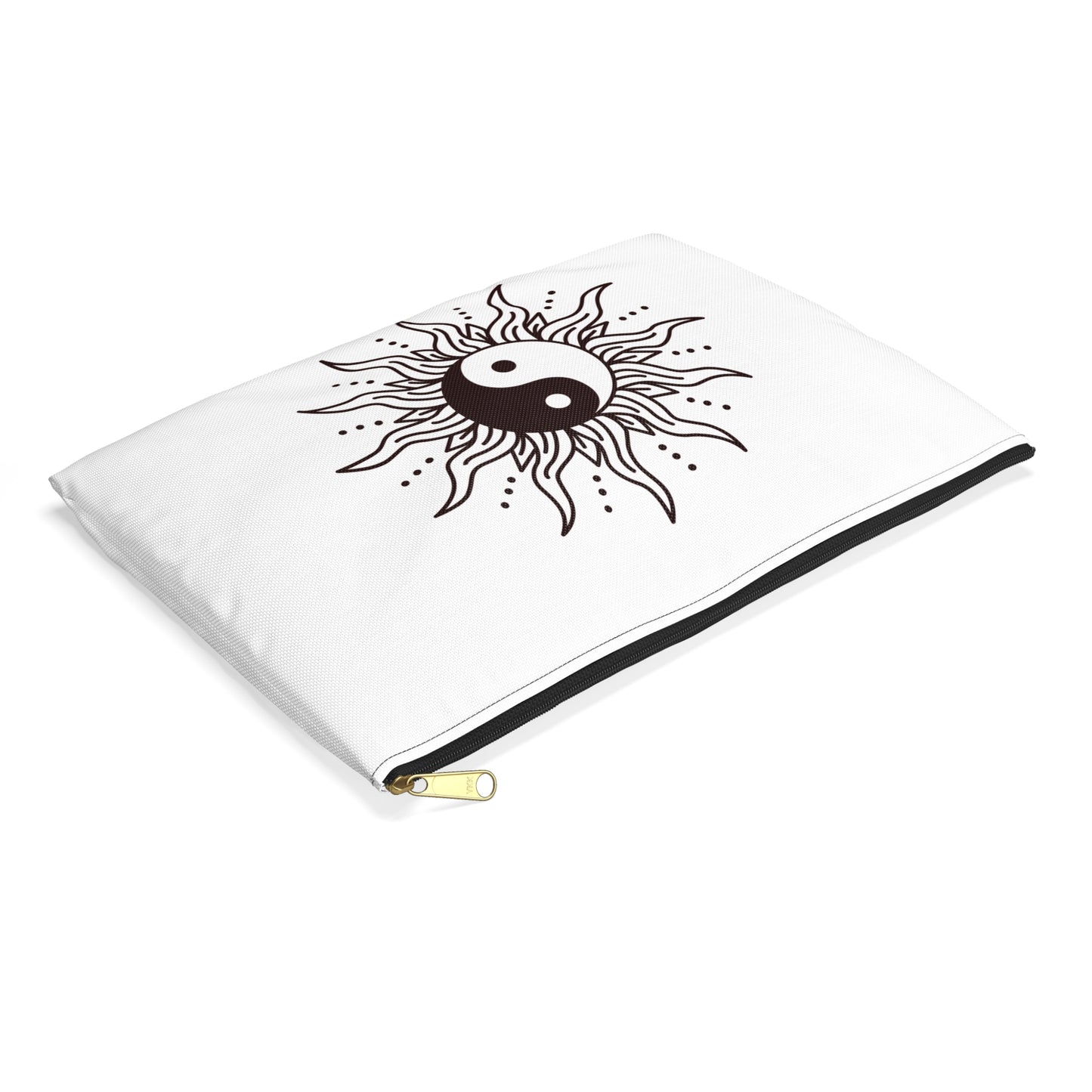 YING YANG SYMBOL - SONNE MOND - Buddhistisch • Handtaschen Organizer Flach mit Reißverschluss • Groß & Klein