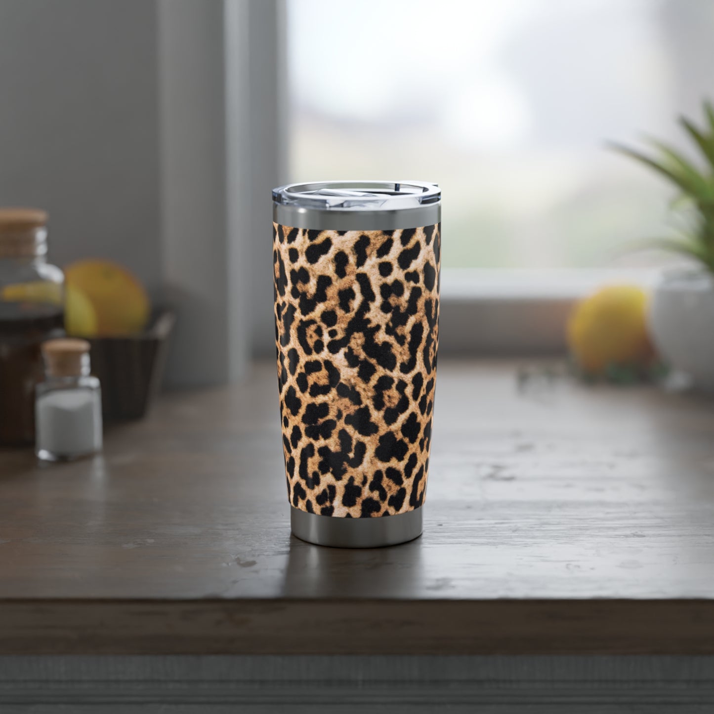LEOPARDEN MUSTER LEO ANIMALPRINT • Thermo-Reisebecher XL • 590 ml • Tumbler Vagabond