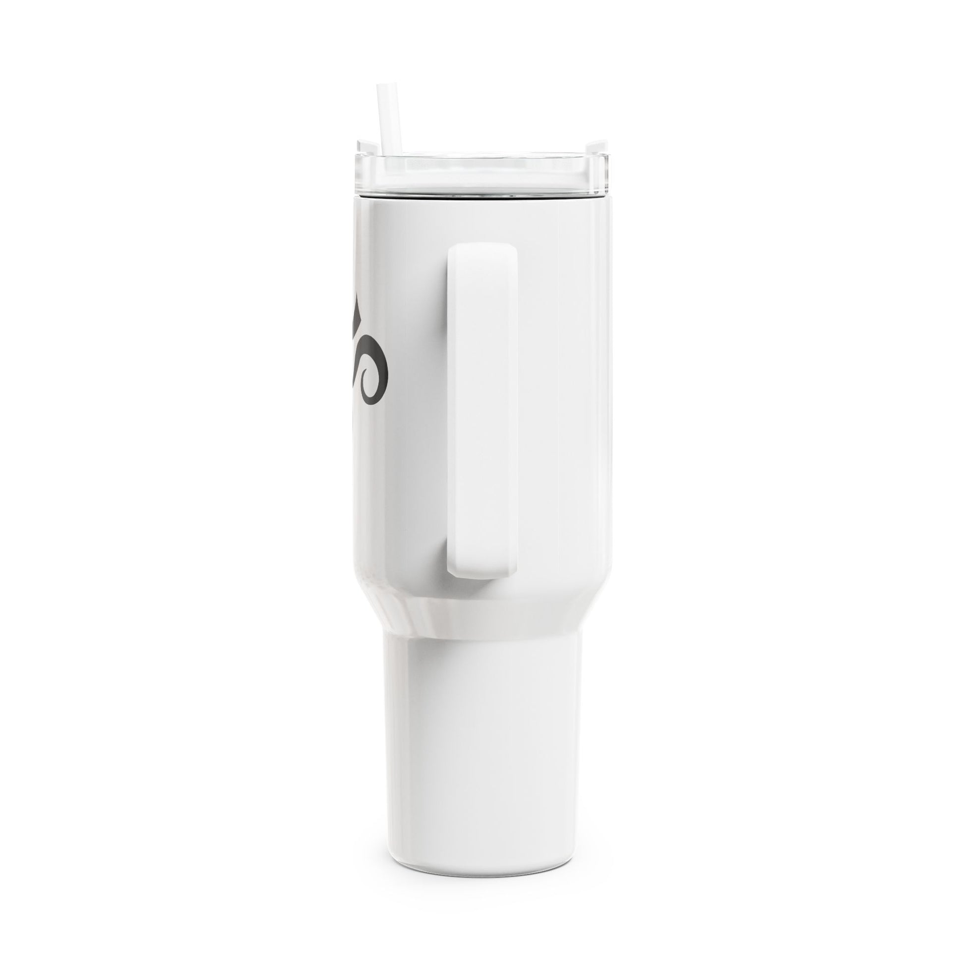 OM OHM ZEICHEN ÄSTHETISCH • Tumbler mit Henkel & Strohhalm • XXL Reisebecher 1,2L - YOGA SANTA