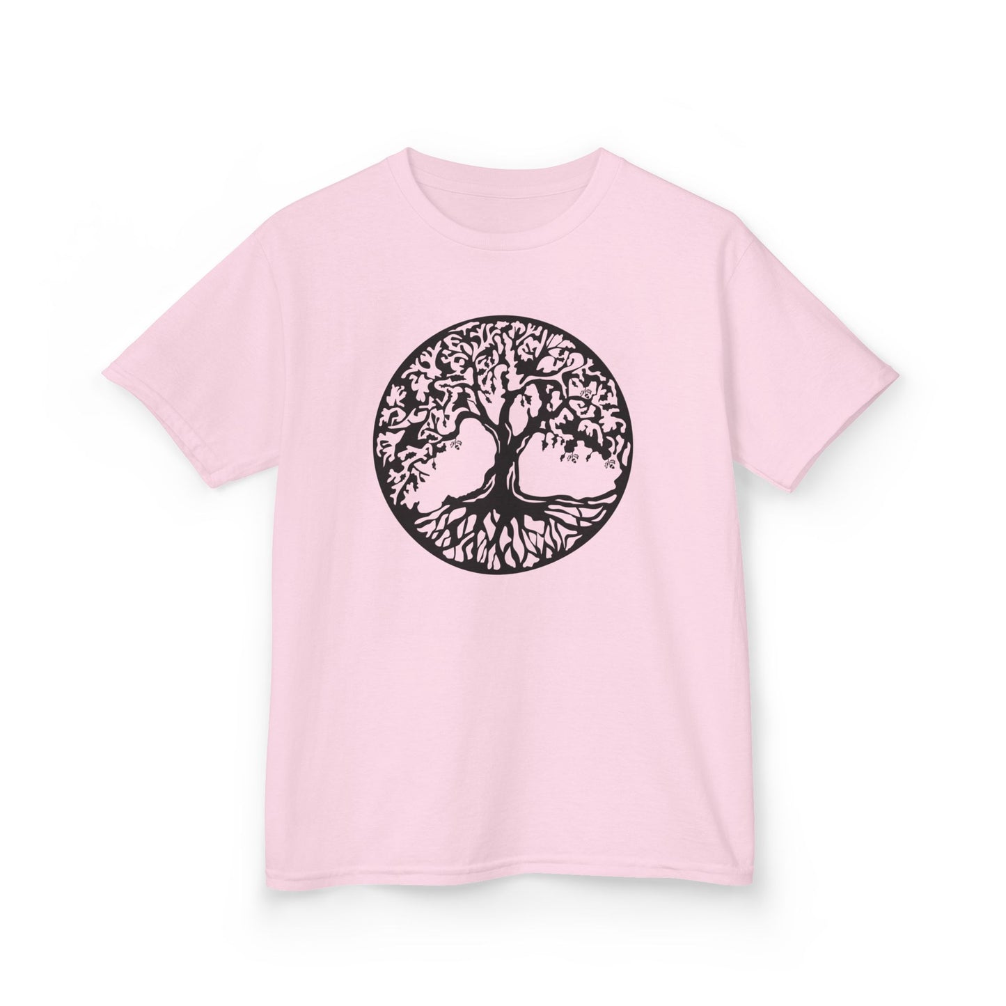 BAUM DES LEBENS - Schwarz • Kinder Oversize T-Shirt für Mädchen & Jungen (7–16 Jahre) • BIO Baumwolle 🌿