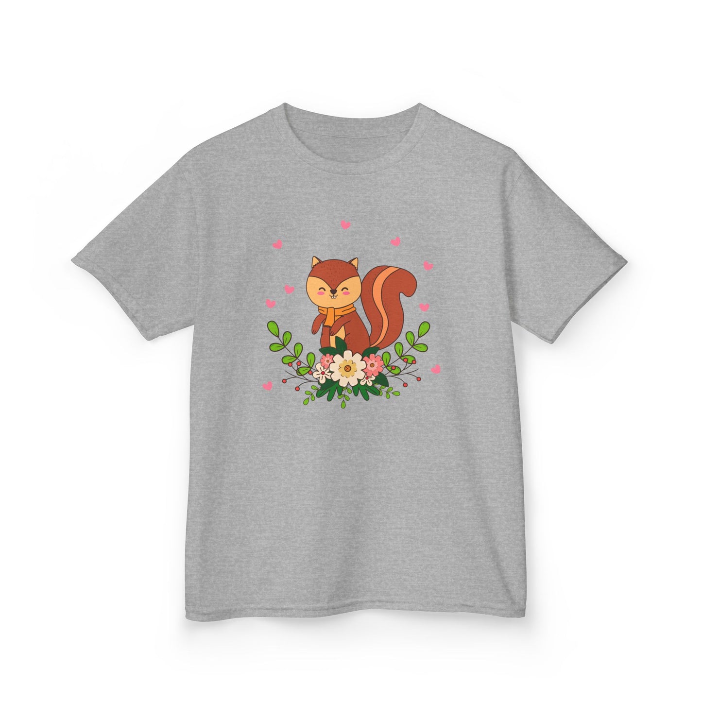 EICHHÖRNCHEN - WALTIER HERZEN NIEDLICH • Kinder Oversize T-Shirt für Mädchen & Jungen (7–16 Jahre) • BIO Baumwolle 🌿