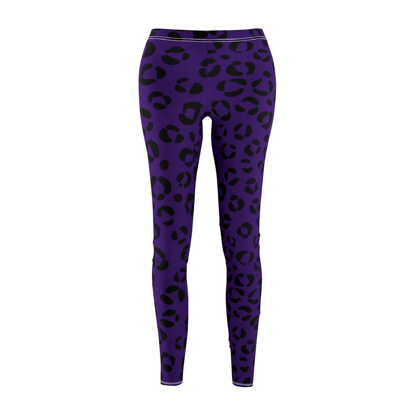 LILA LEOPARDEN ANIMAL PRINT • Violette Leggings für Sport & Alltag
