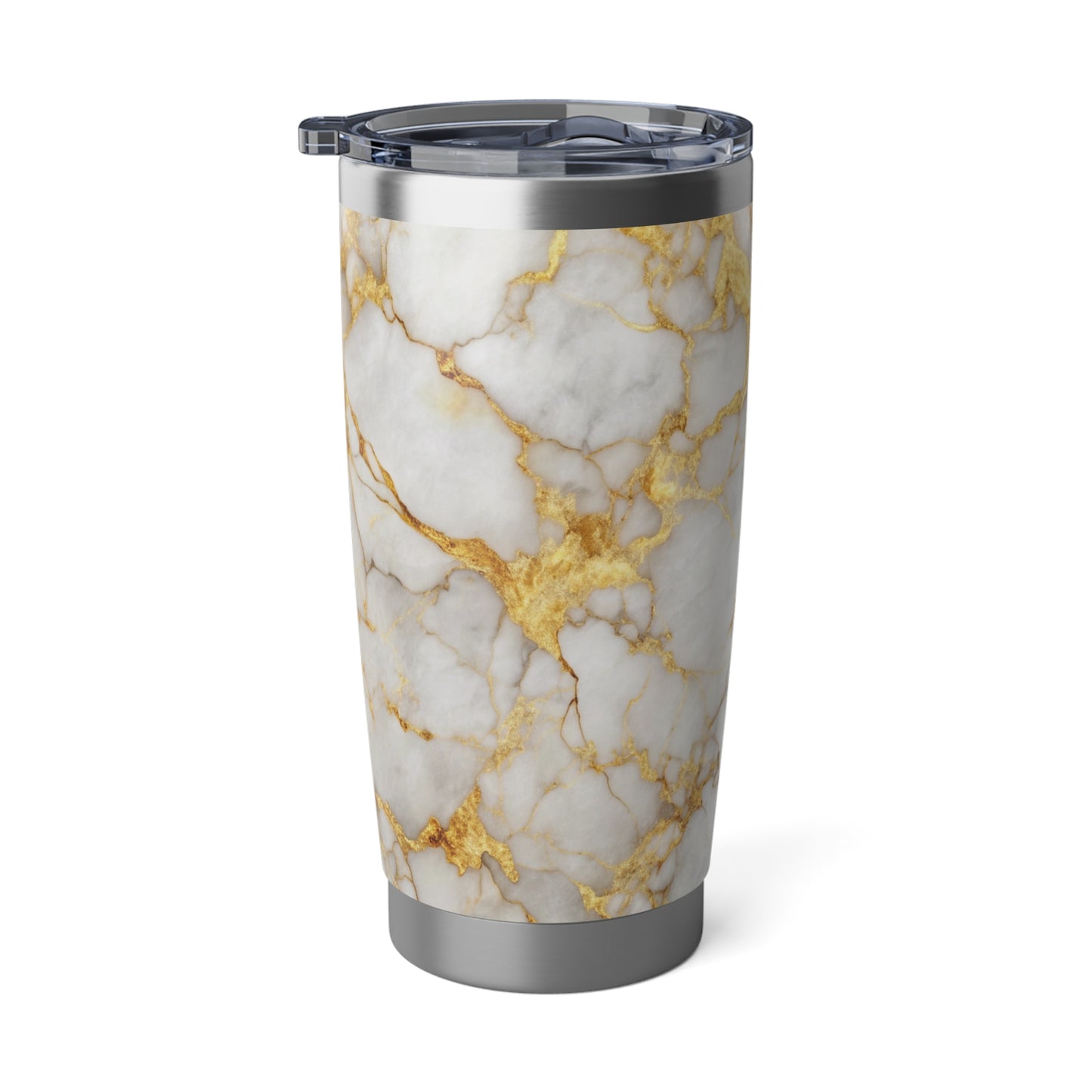 MARMOR STEINMUSTER GOLDADERN EDEL • Thermo-Reisebecher XL • 590 ml • Tumbler Vagabond
