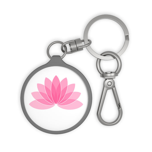 LOTSBLÜTE PASTELL ROSA PINK • Edler Luxus Schlüsselanhänger mit Karabiner für Frauen & Männer