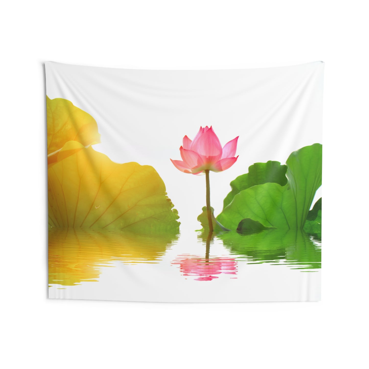 LOTUS SEE FLORA FAUNA • Wandtuch • Wandttepich • Wanddekor in v. Größen bis XXL