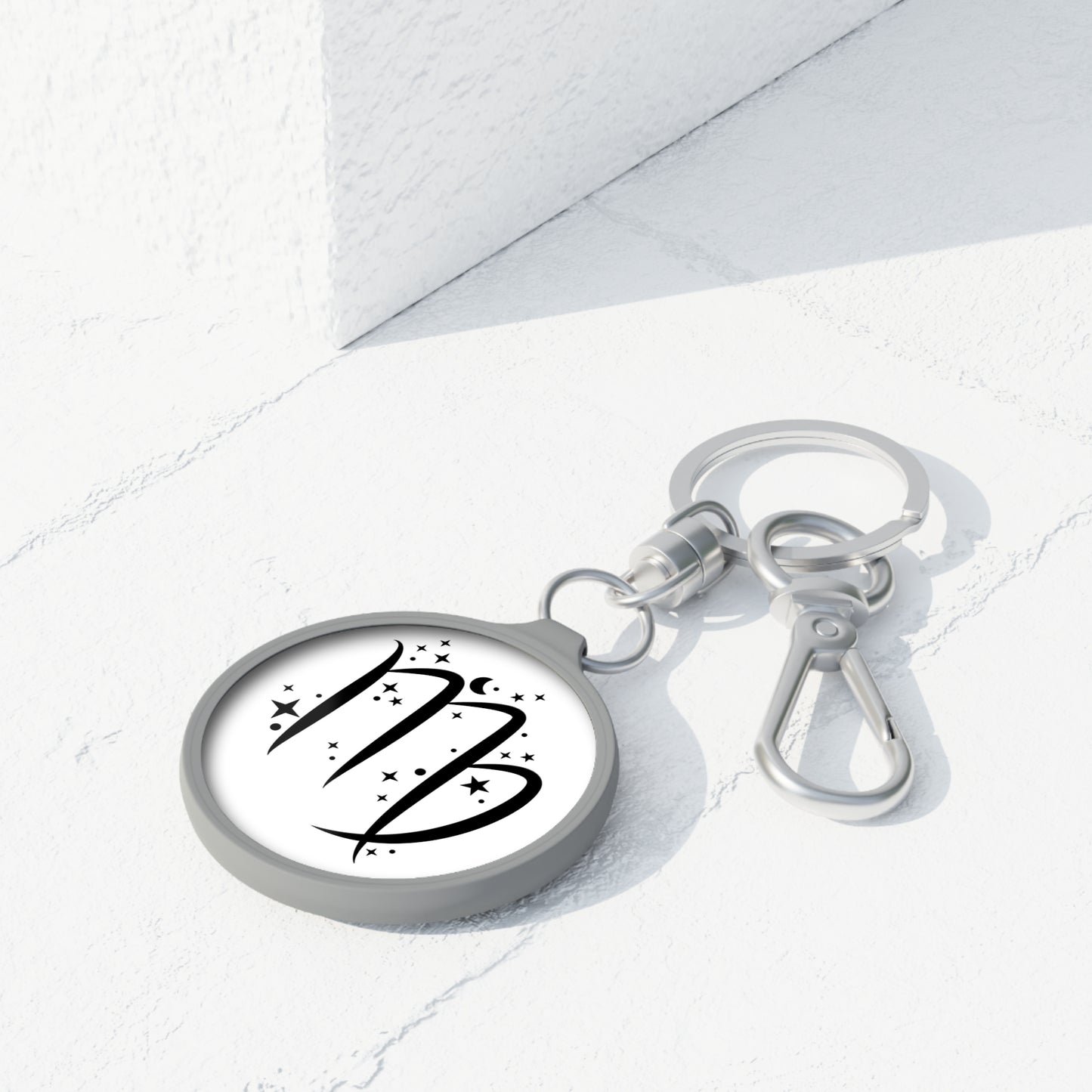 JUNGFRAU SYMBOL VIRGO STERNZEICHEN Tierkreiszeichen Geschenkidee • Edler Luxus Schlüsselanhänger mit Karabiner für Frauen & Männer