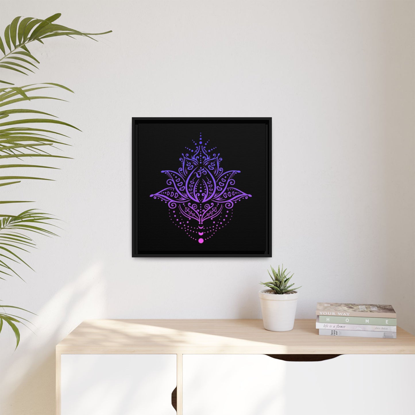 Matte Canvas, Framed (Multi-color)