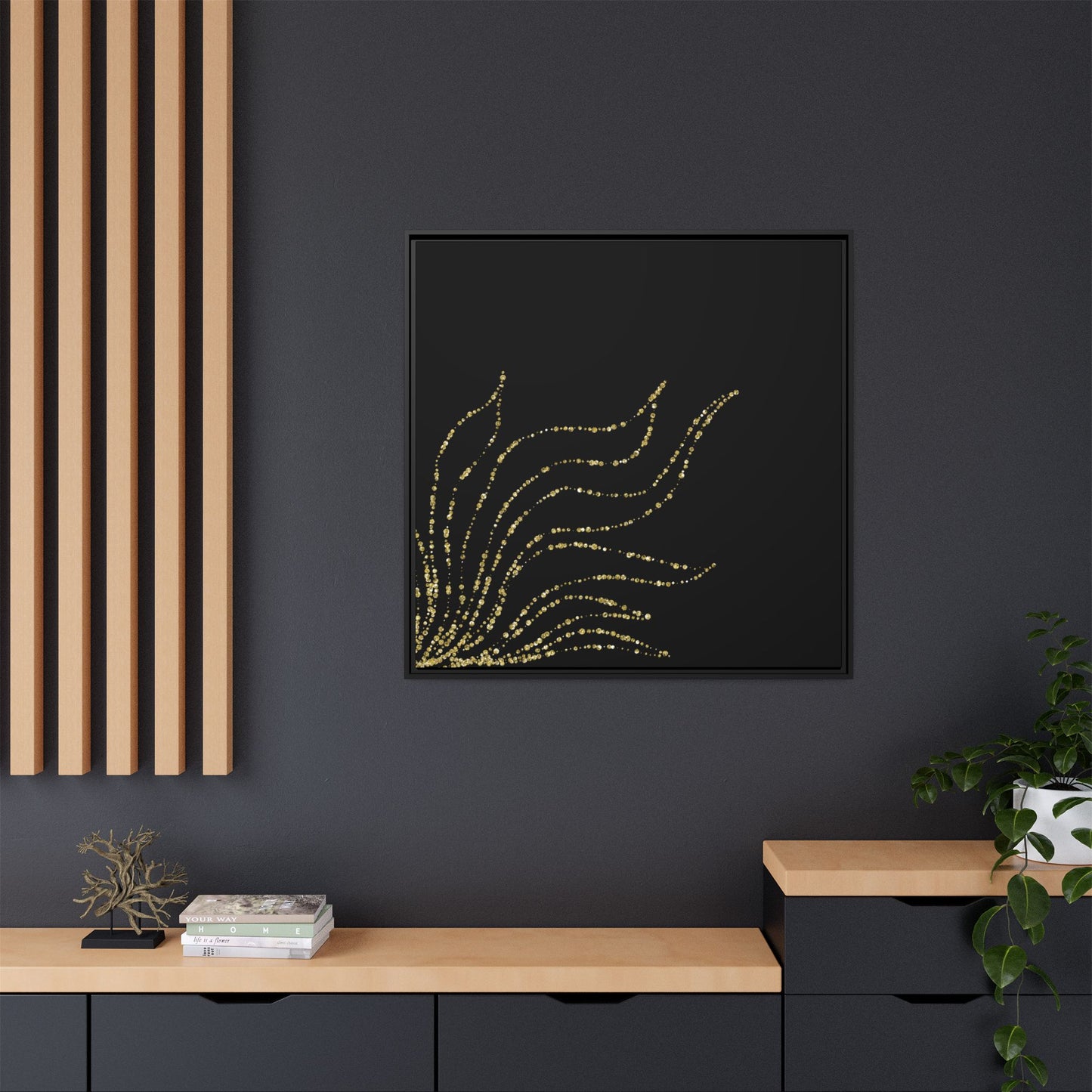 Matte Canvas, Framed (Multi-color)