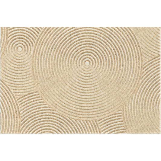 ZEN GARTEN - BEIGE • Chenille Teppich • In v. Größen – Innen- & Außenbereich