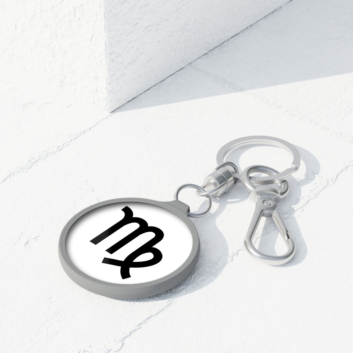 JUNGFRAU SYMBOL VIRGO AQUARIUS STERNZEICHEN Tierkreiszeichen • Edler Luxus Schlüsselanhänger mit Karabiner für Frauen & Männer