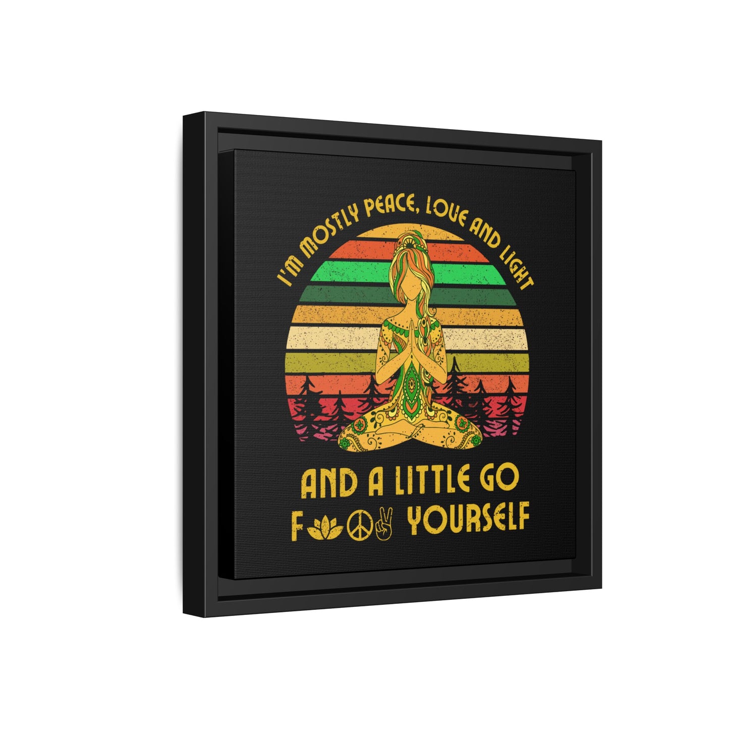 Matte Canvas, Framed (Multi-color)