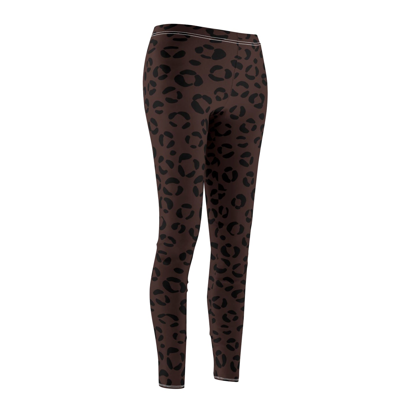 LEOPARDEN MUSTER LEGGINS DUNKELBRAUN • ANIMAL PRINT • Beste Leggings für Sport & Alltag
