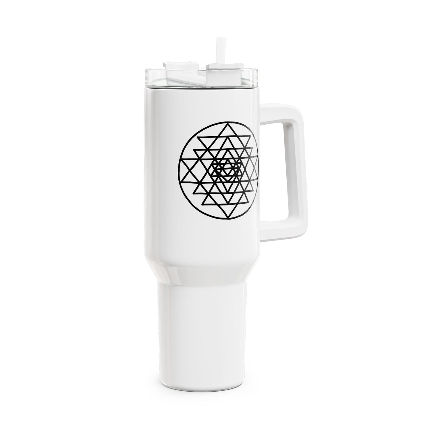 SRI YANTRA SYMBOL - Buddhismus Hinduismus Tantra - spirituelle Erleuchtung, Harmonie Tumbler • XXL Reisebecher 1,2L - YOGA SANTA