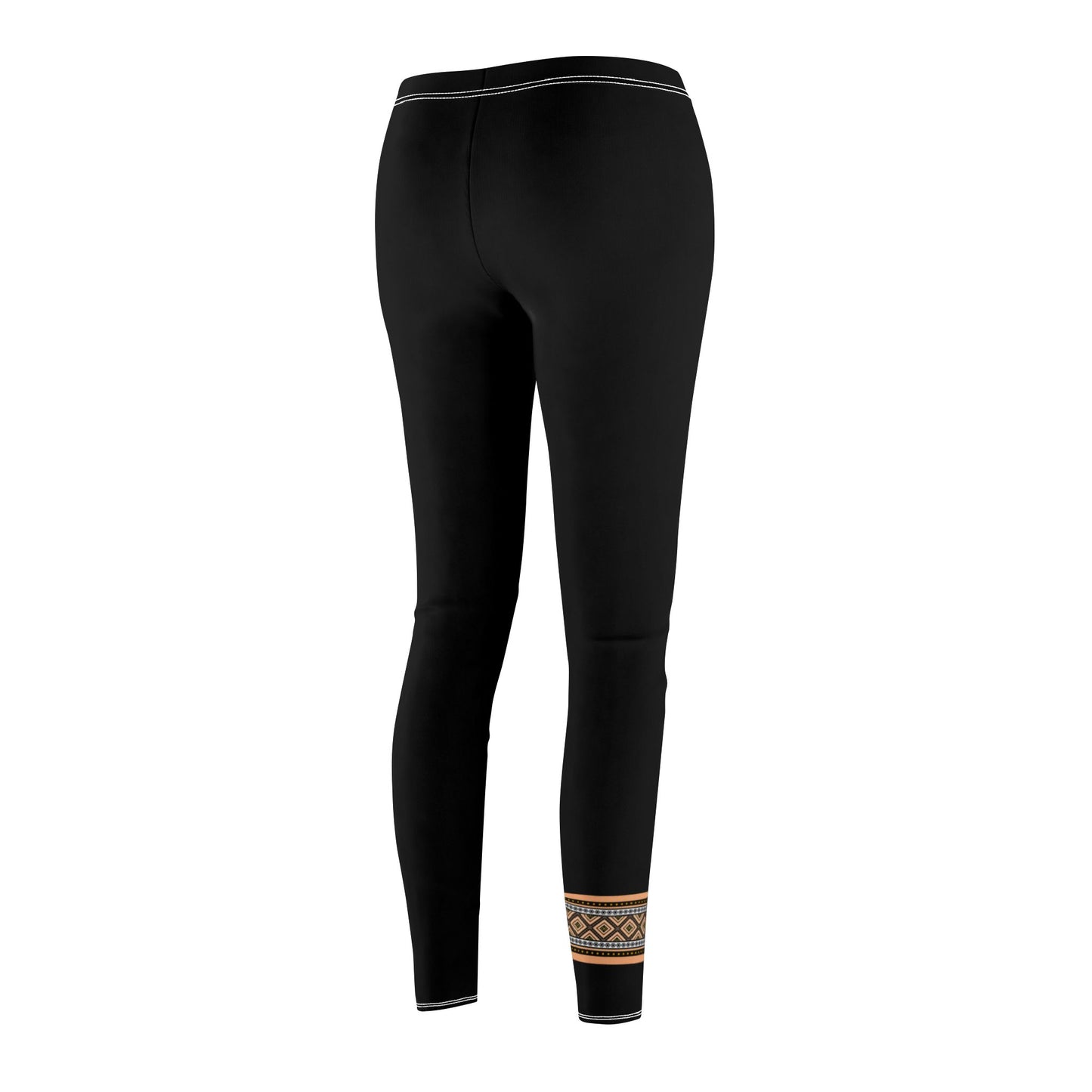 MAYA ZEICHEN SYMBOL AZTEKEN MEXIKO PERU INKA • Damen Leggins Elegant Schwarz • Beste Leggings für Sport & Freizeit