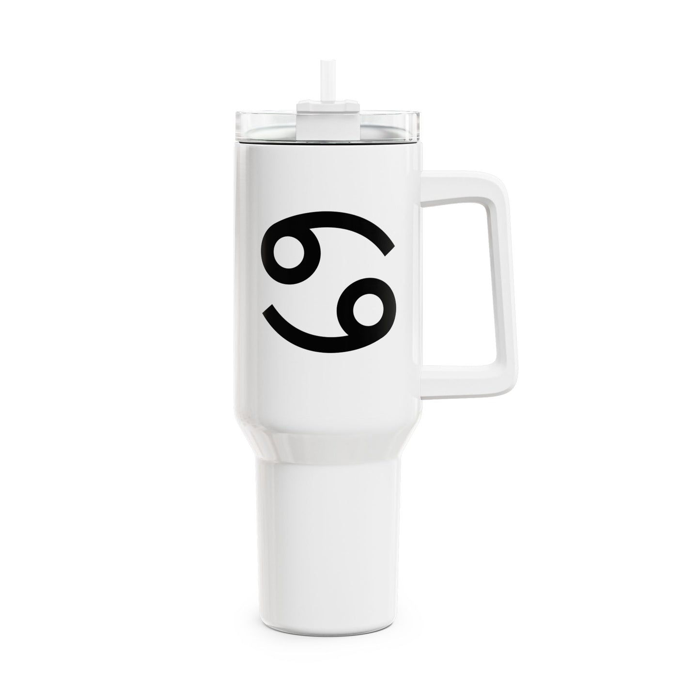 KREBS CANCER Symbol Sternzeichen Tierkreiszeichen • Tumbler mit Henkel & Strohhalm • XXL Reisebecher 1,2L - YOGA SANTA
