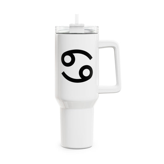 KREBS CANCER Symbol Sternzeichen Tierkreiszeichen • Tumbler mit Henkel & Strohhalm • XXL Reisebecher 1,2L - YOGA SANTA