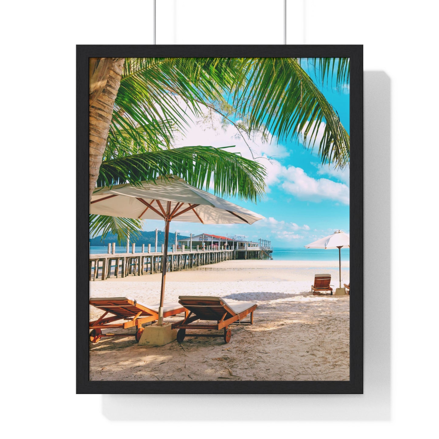 Vertical Framed Poster  • Urlaubsmotiv