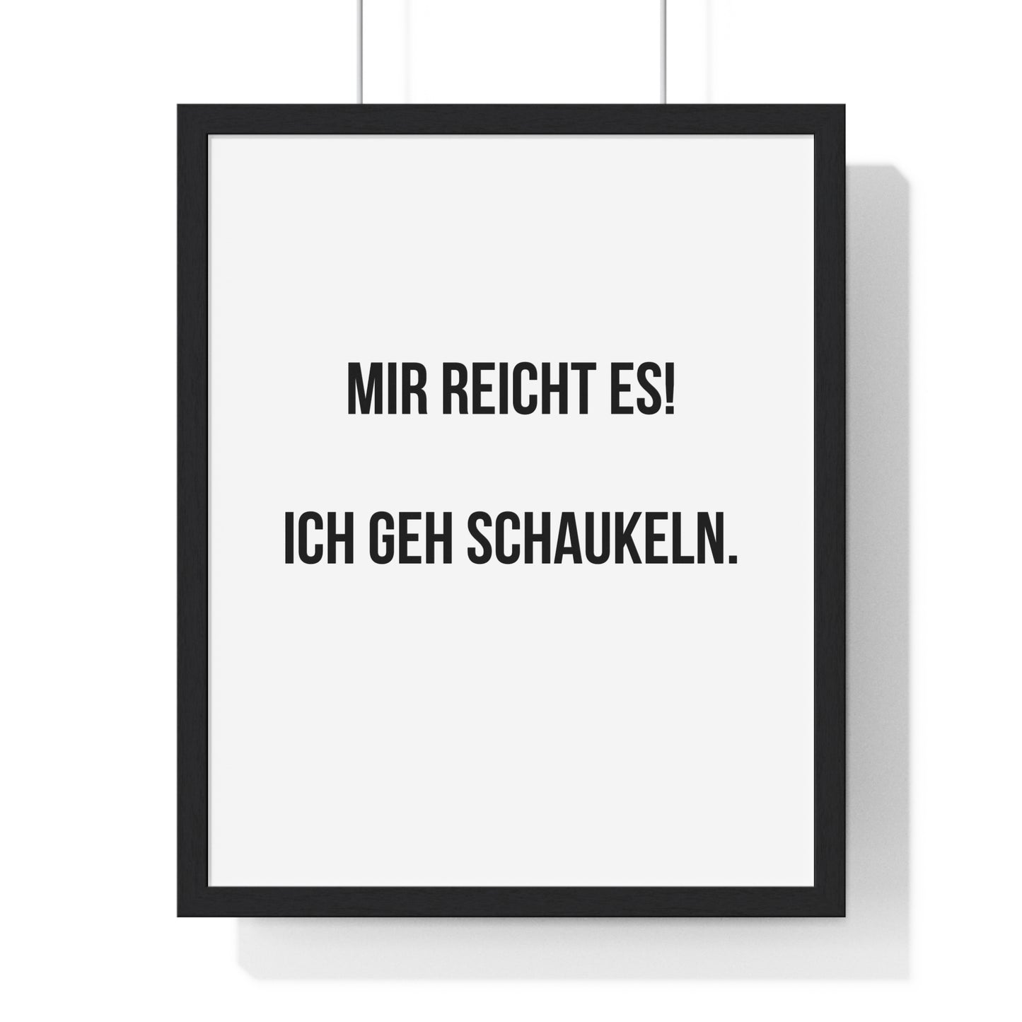 Vertical Framed Poster