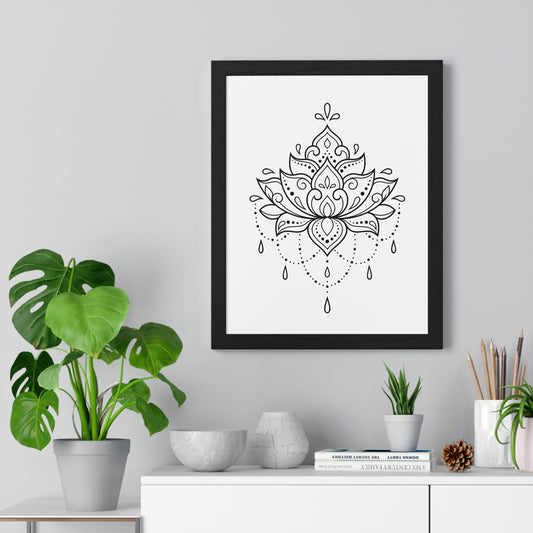 Vertical Framed Poster