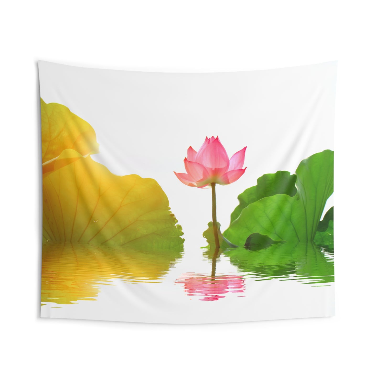 LOTUS SEE FLORA FAUNA • Wandtuch • Wandttepich • Wanddekor in v. Größen bis XXL