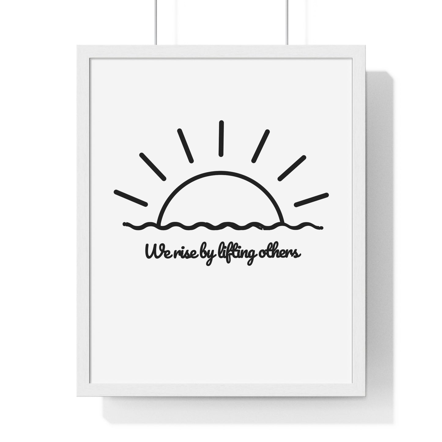 Vertical Framed Poster