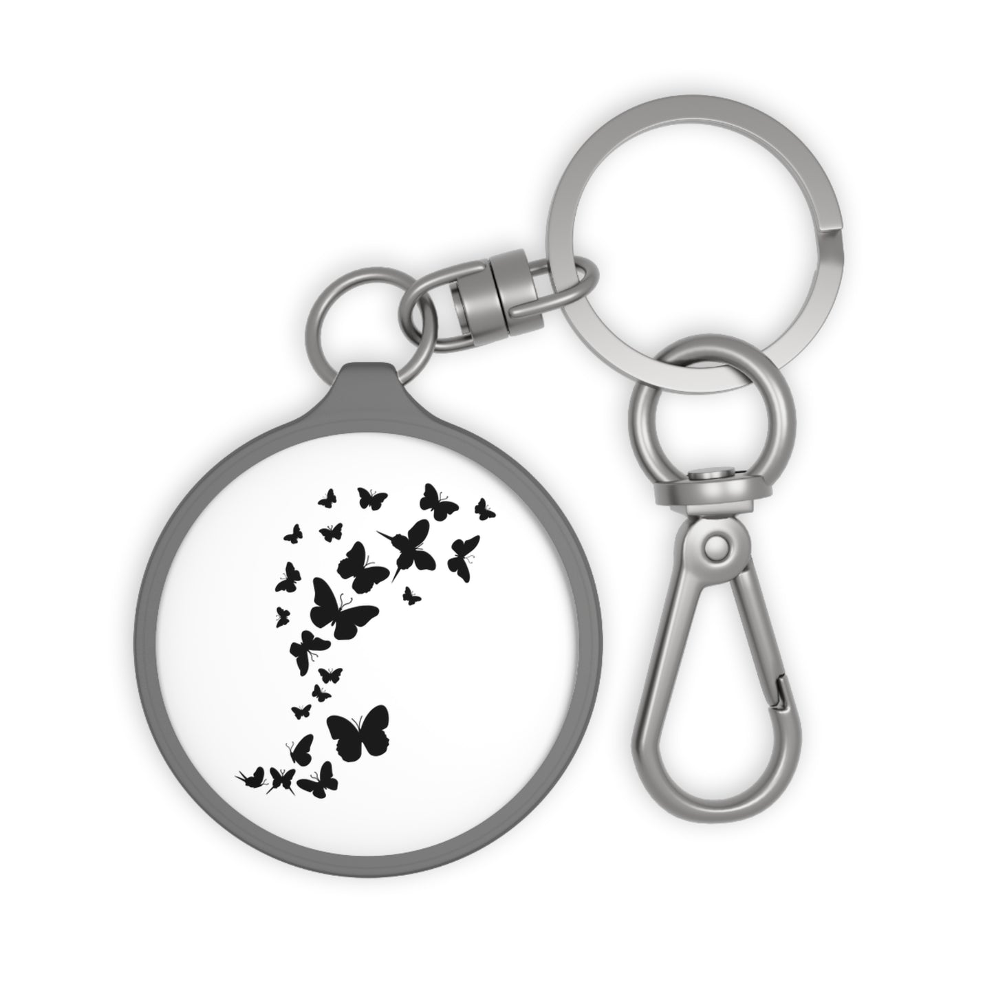 SCHMETTERLINGE • Edler Luxus Schlüsselanhänger mit Karabiner für Frauen & Männer