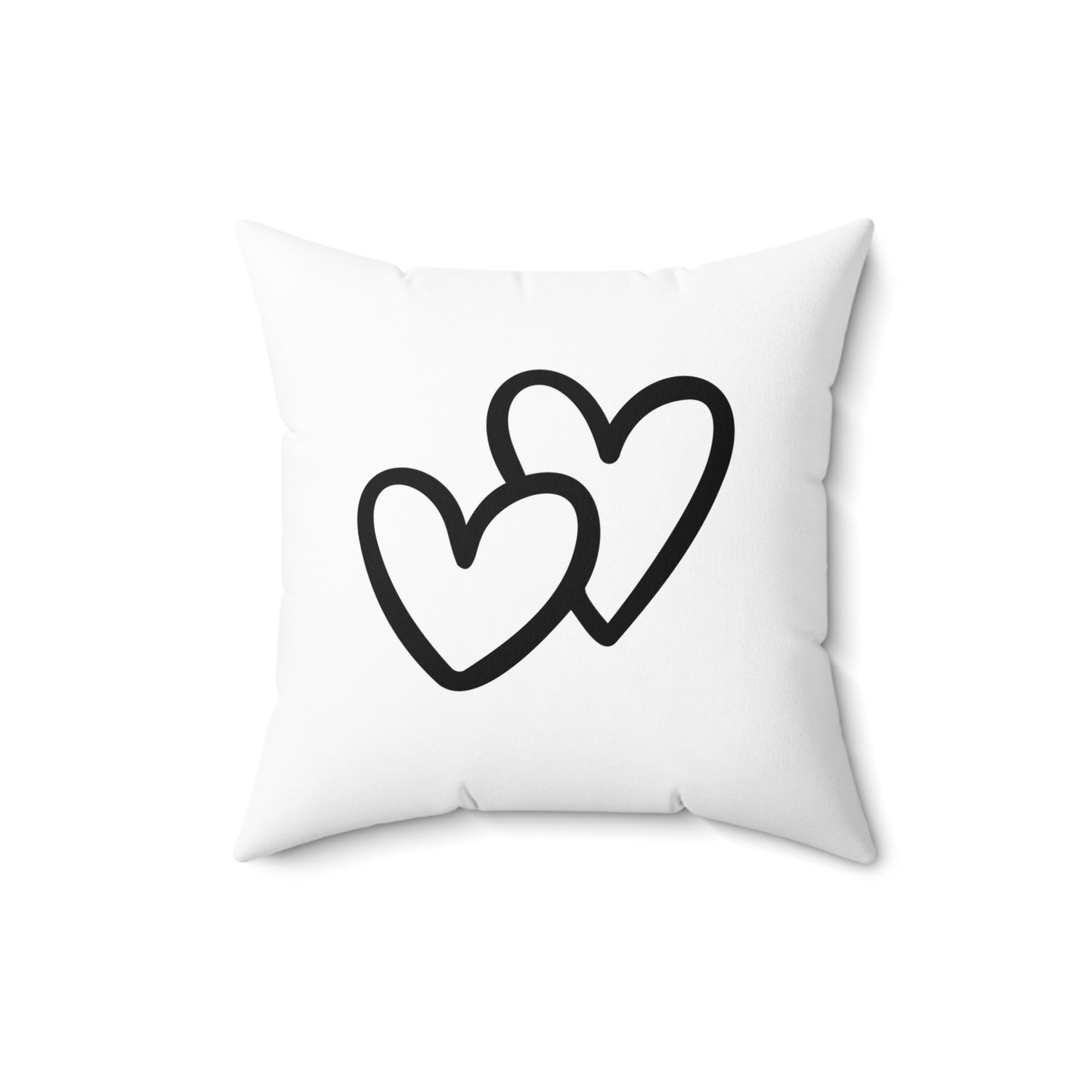 HERZEN NIEDLICH • Liebesbeweis Geschenk, LOVE Liebesbotschaft • Deko Kissen mit Reißverschluss Quadratisch Weiss