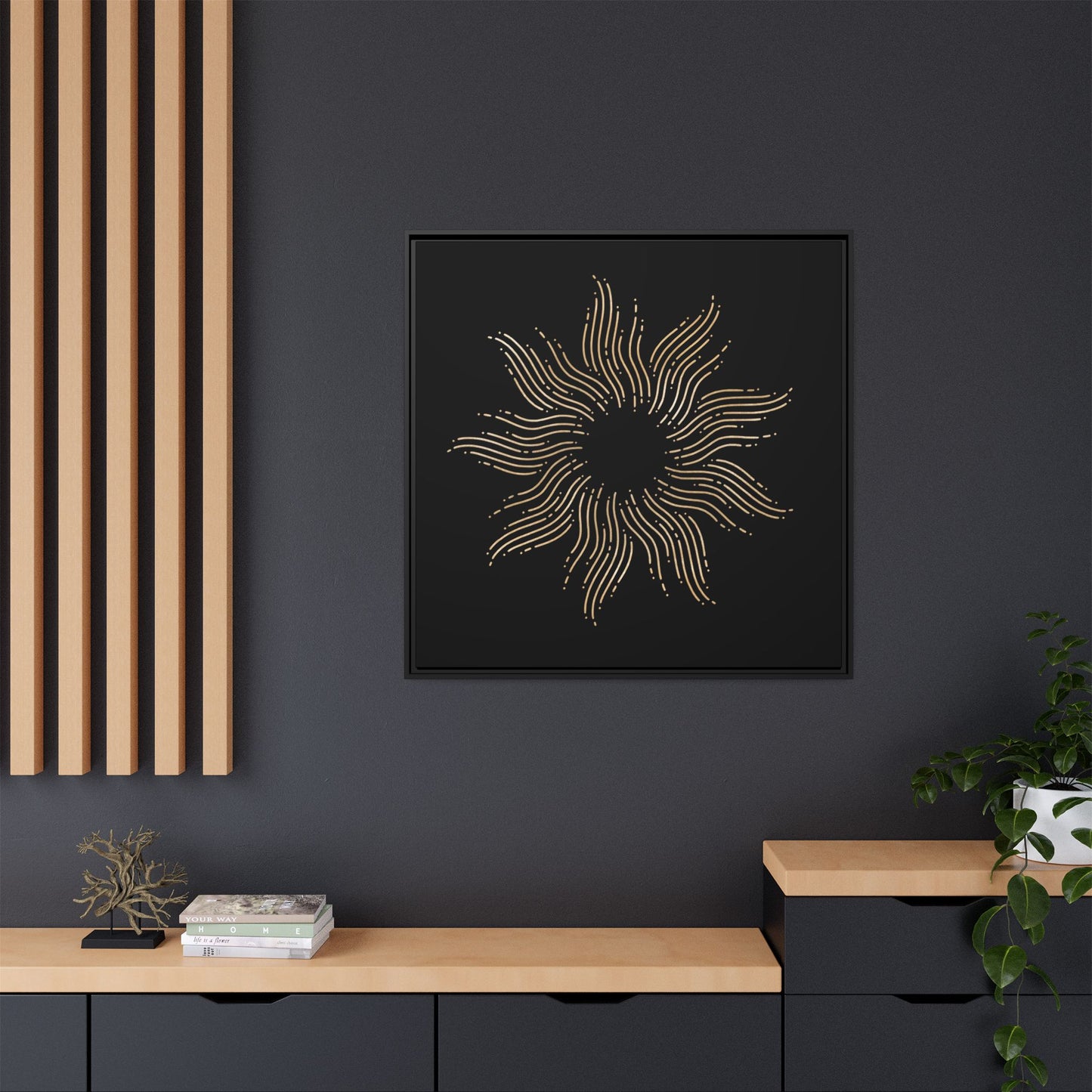 Matte Canvas, Framed (Multi-color)