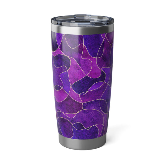 VIOLET LILA KUNSTDRUCK • Thermo-Reisebecher XL • 590 ml • Tumbler Vagabond
