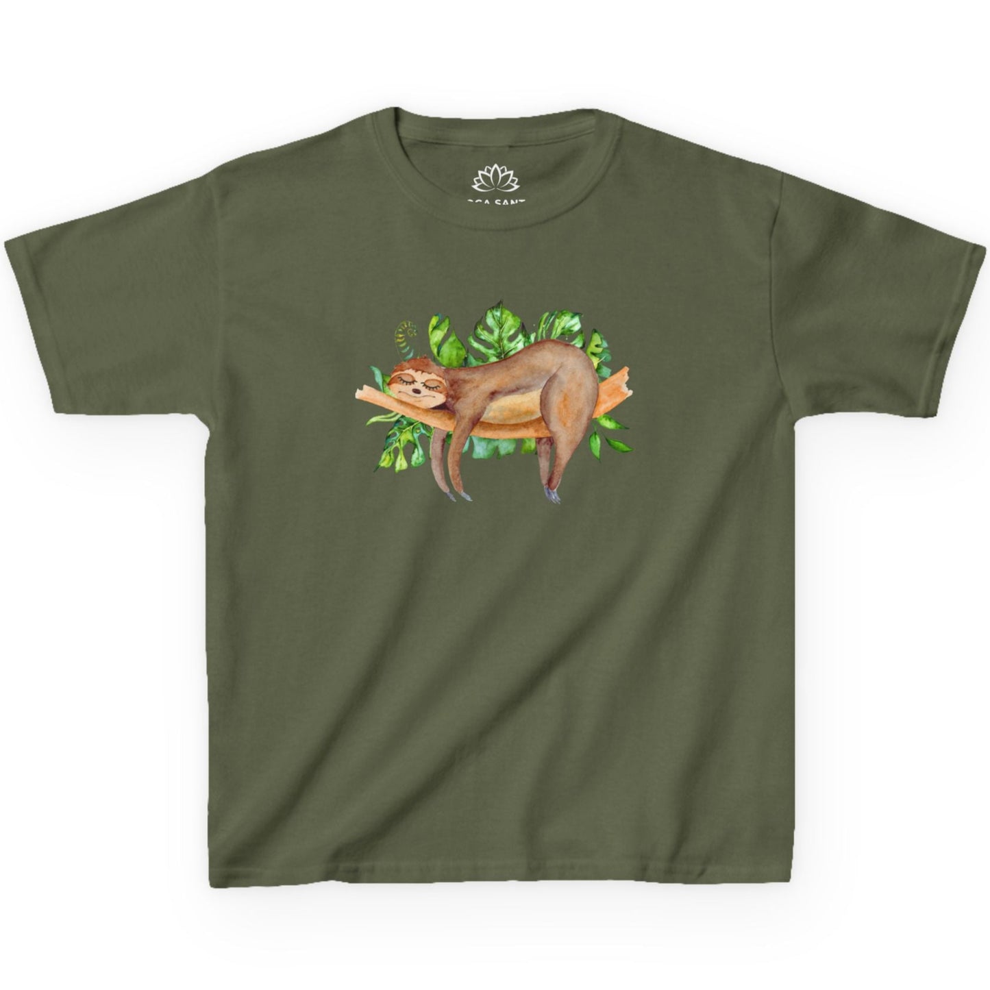 FAULTIER NIEDLICH SÜß COMIC ZEICHNUNG • Oversize Kinder T-Shirt Mädchen Jungen • BIO Baumwolle 🌿