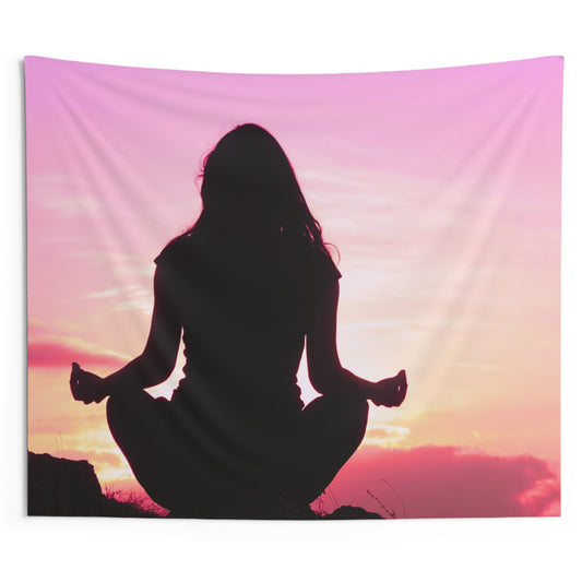 PASTELLFARBEN YOGA MEDITATION • Wandtuch • Wandttepich • Wanddekor in v. Größen bis XXL