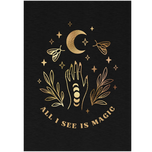 ALL I SEE IS MAGIC - MYSTISCHER TEPPICH • Chenille Teppich • In v. Größen – Innen- & Außenbereich