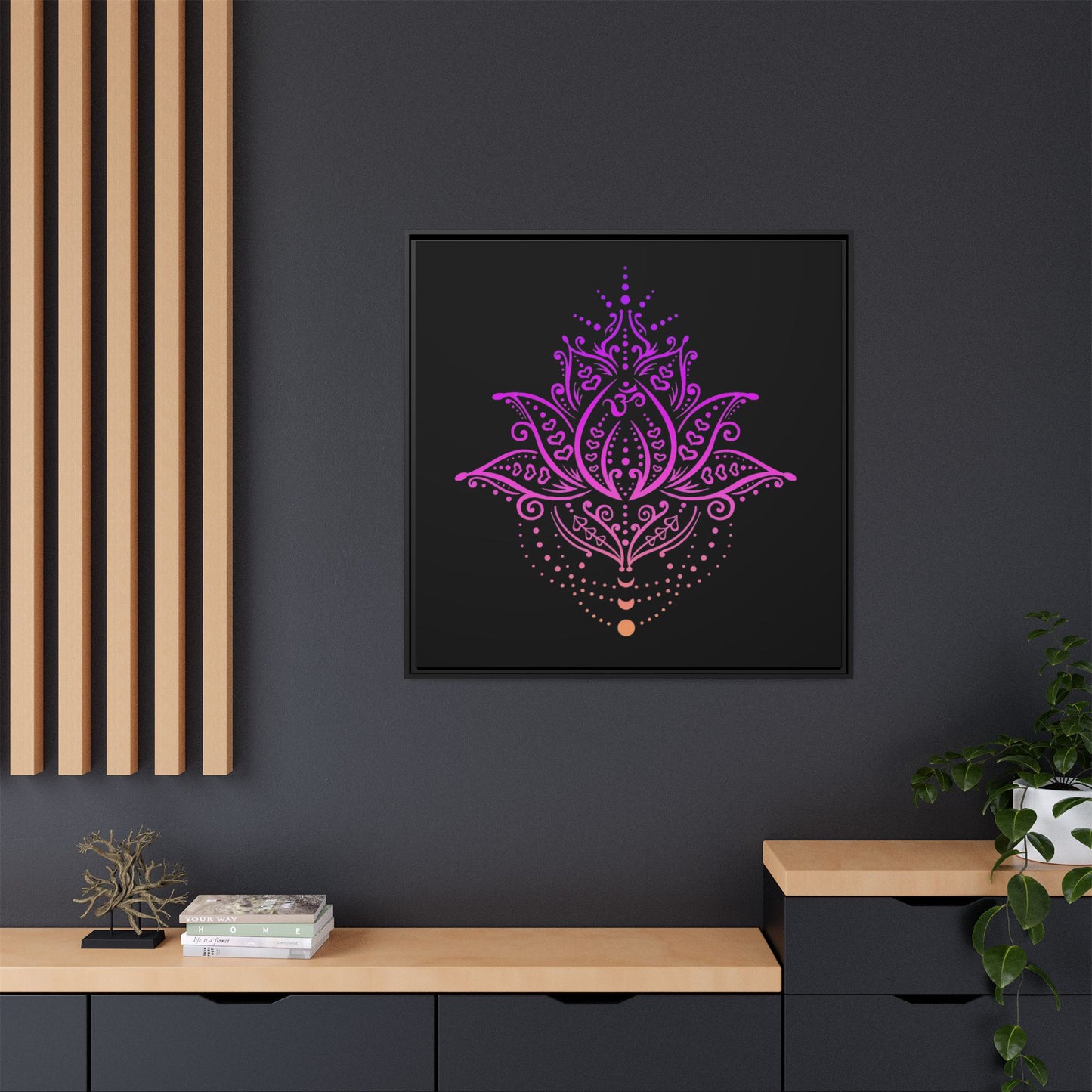 Matte Canvas, Framed (Multi-color)