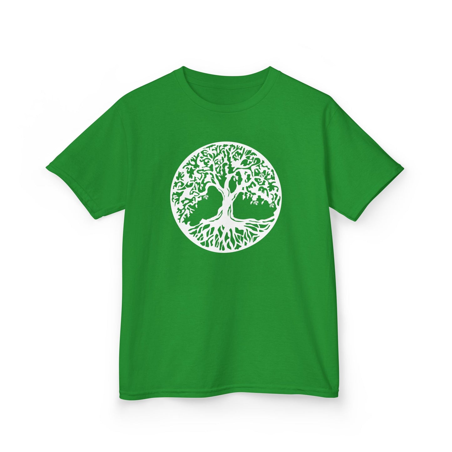 BAUM DES LEBENS Weiß • Kinder Oversize T-Shirt für Mädchen & Jungen (7–16 Jahre) • BIO Baumwolle 🌿