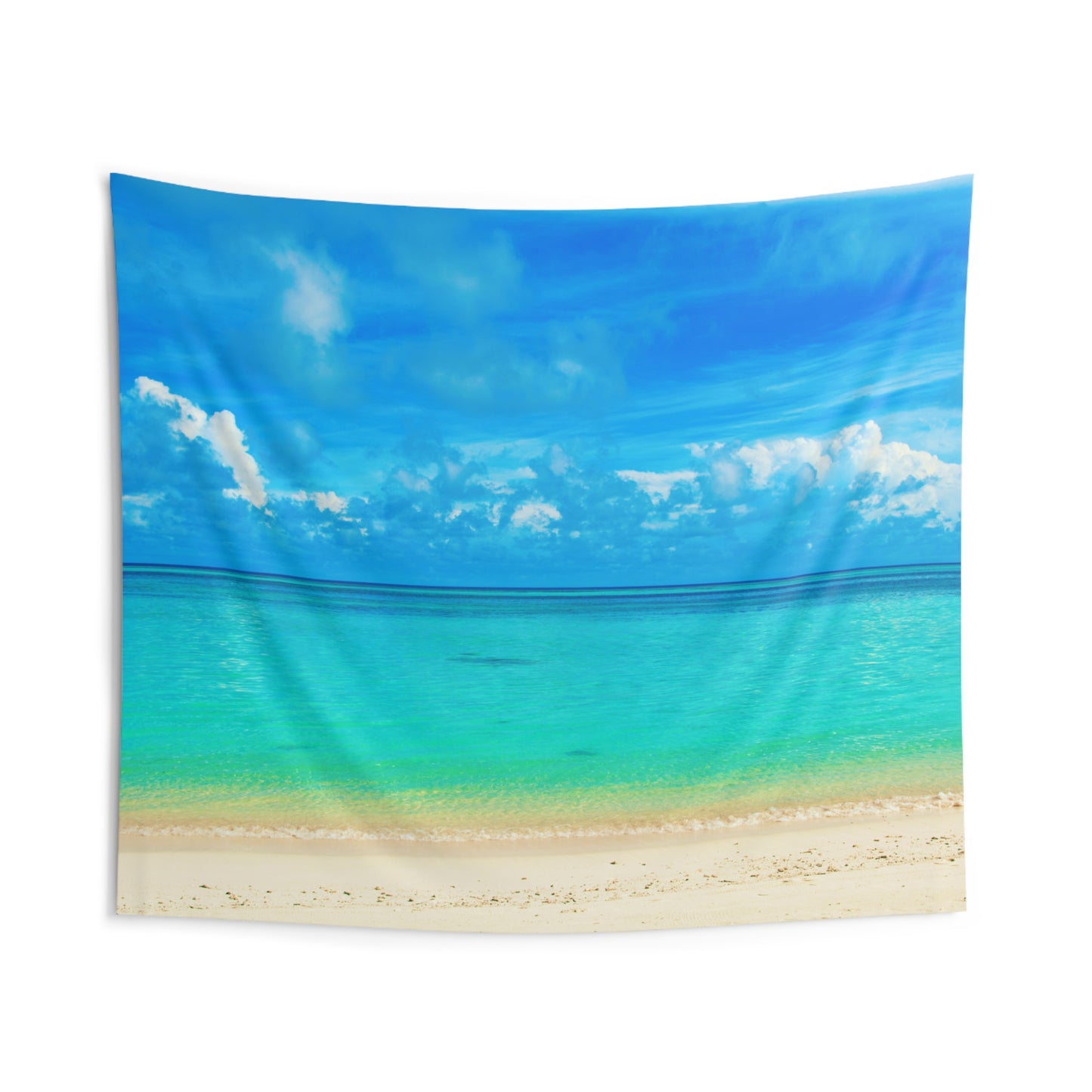 MEER STRAND SOMMER • Urlaubsmotiv • Wandtuch • Wandttepich • Wanddekor in v. Größen bis XXL