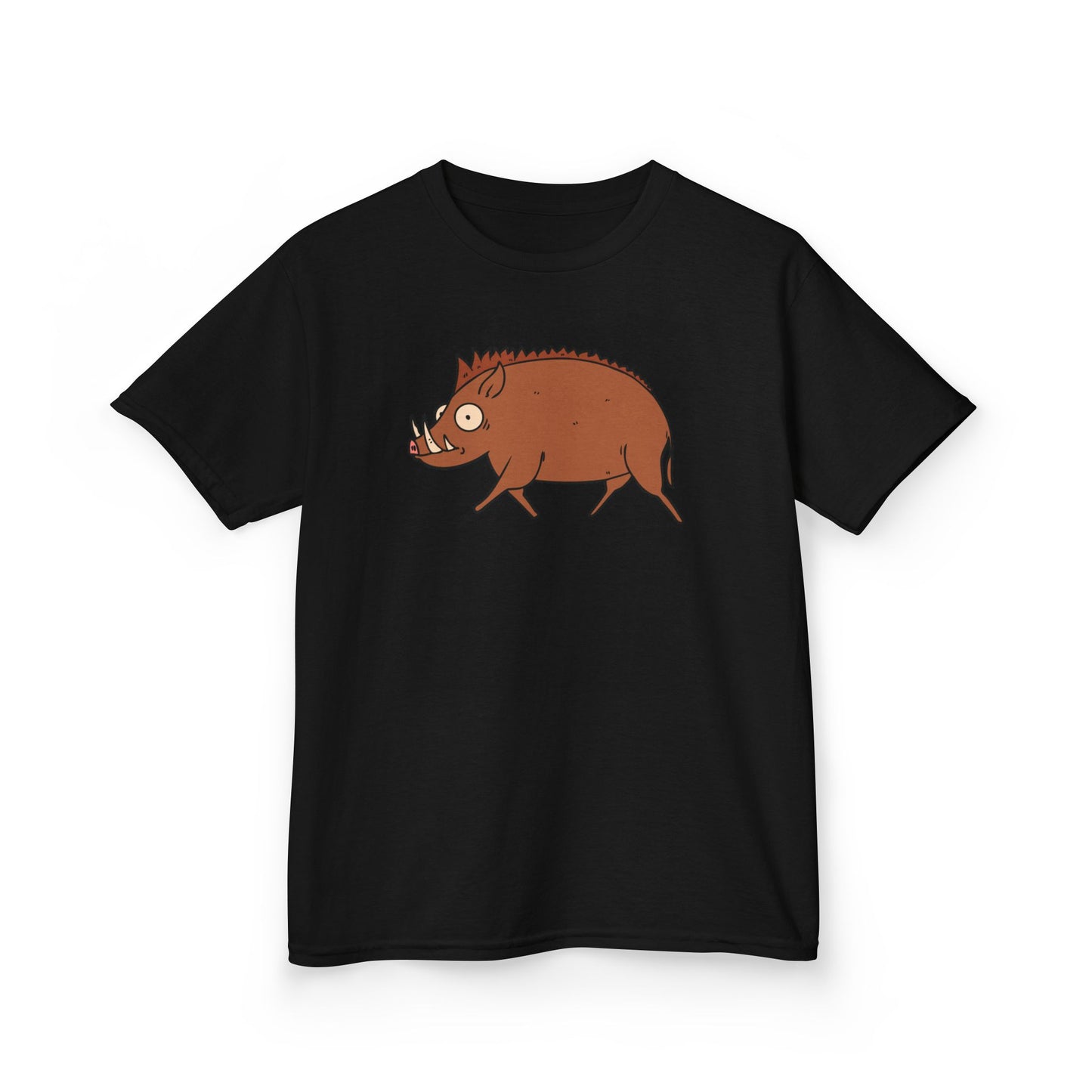 WILDSCHWEIN WALDTIER COMIC NIEDLICH SÜß • Kinder Oversize T-Shirt für Mädchen & Jungen (7–16 Jahre) • BIO Baumwolle 🌿
