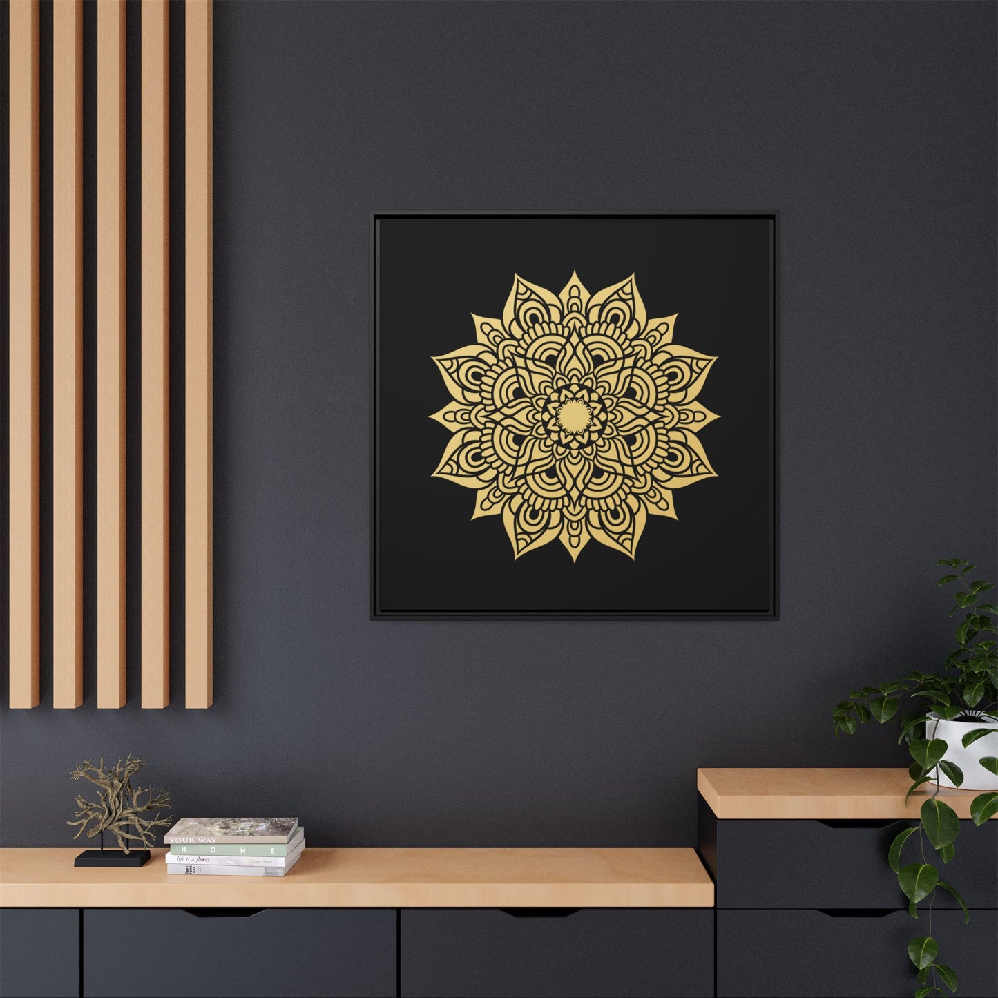 Matte Canvas, Framed (Multi-color)