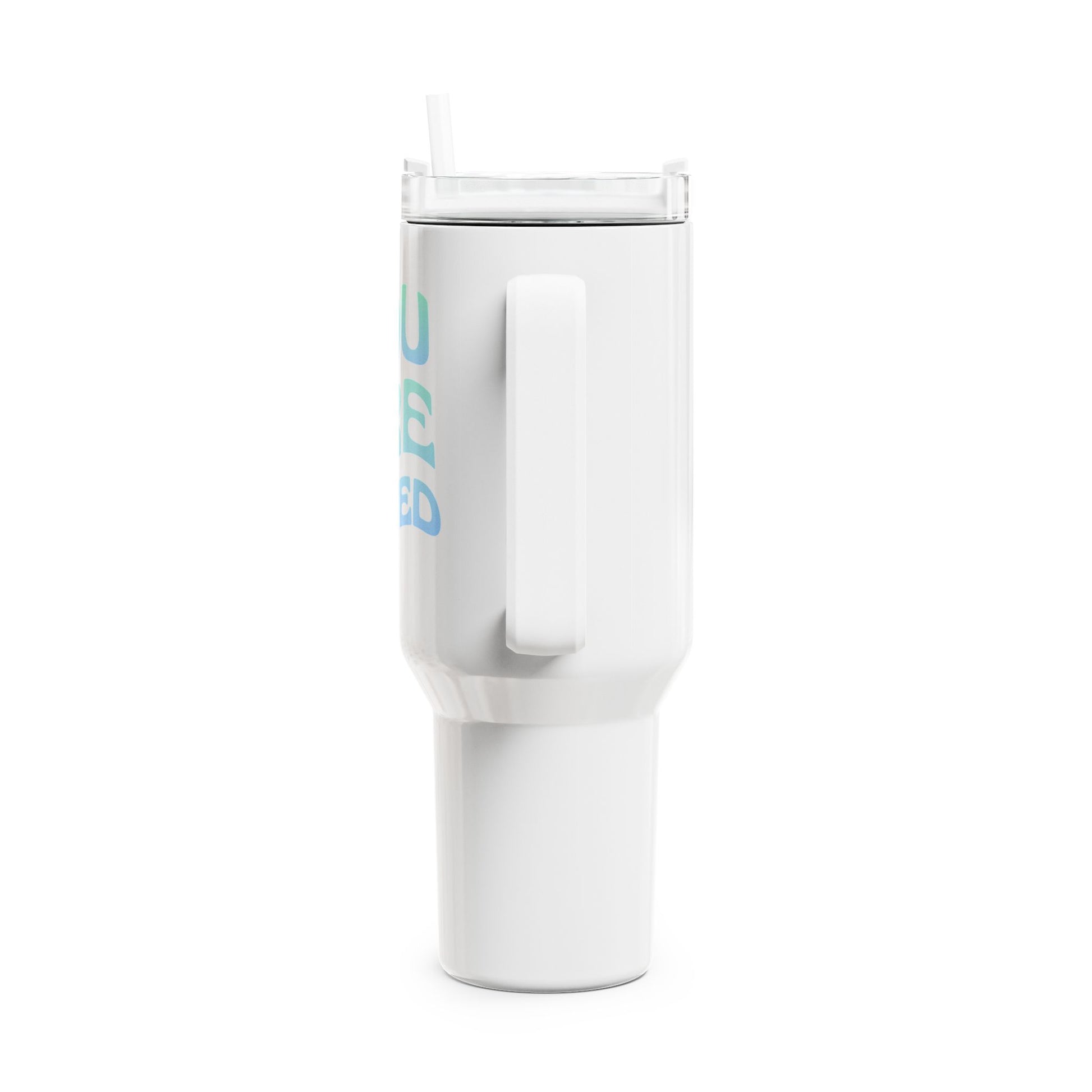 YOU ARE LOVED Spruch Liebesbeweis Liebesbotschaft • Tumbler mit Henkel & Strohhalm • XXL Reisebecher 1,2L - YOGA SANTA