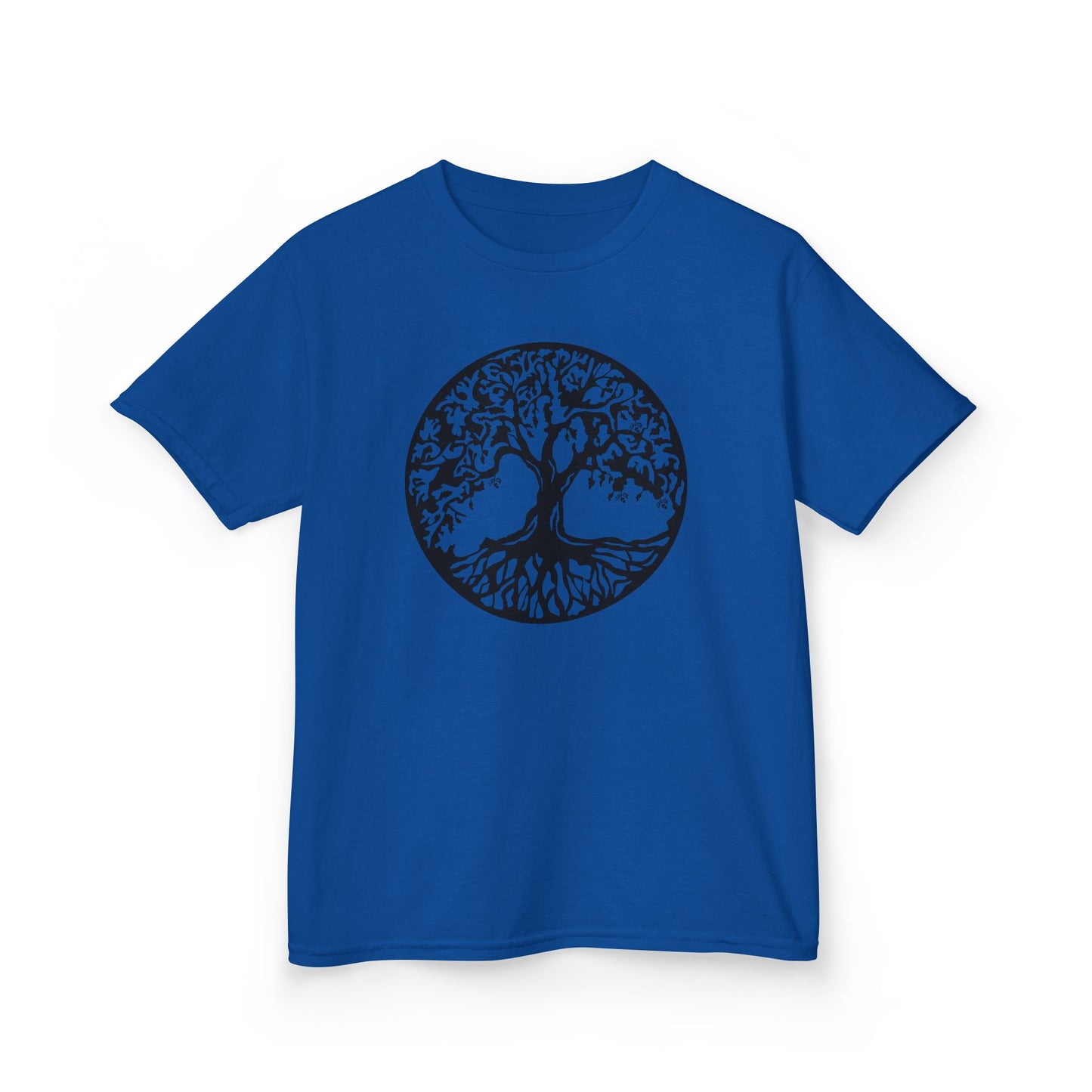 BAUM DES LEBENS - Schwarz • Kinder Oversize T-Shirt für Mädchen & Jungen (7–16 Jahre) • BIO Baumwolle 🌿