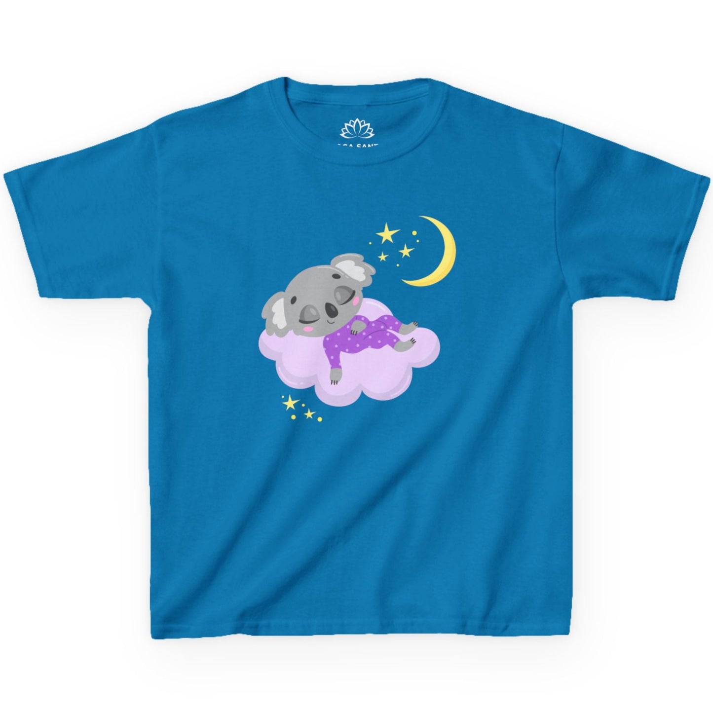 KOALA BÄR MOND STERNE WOLKE NIEDLICH SÜßER COMIC • Oversize Kinder T-Shirt • Mädchen Jungen • BIO Baumwolle 🌿