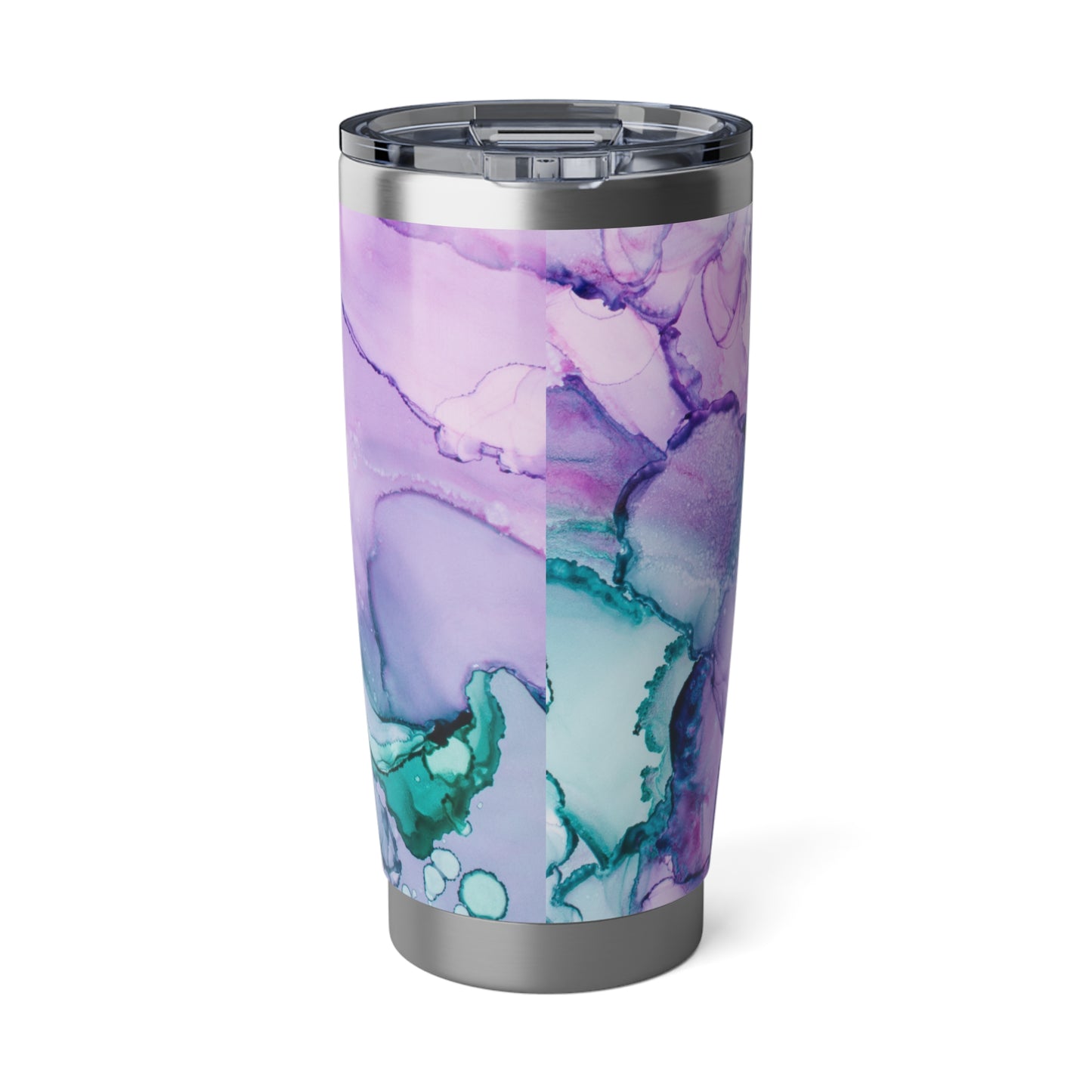 LILA VIOLET AQUARELL KUNSTDRUCK EPOXY ART • Thermo-Reisebecher XL • 590 ml • Tumbler Vagabond