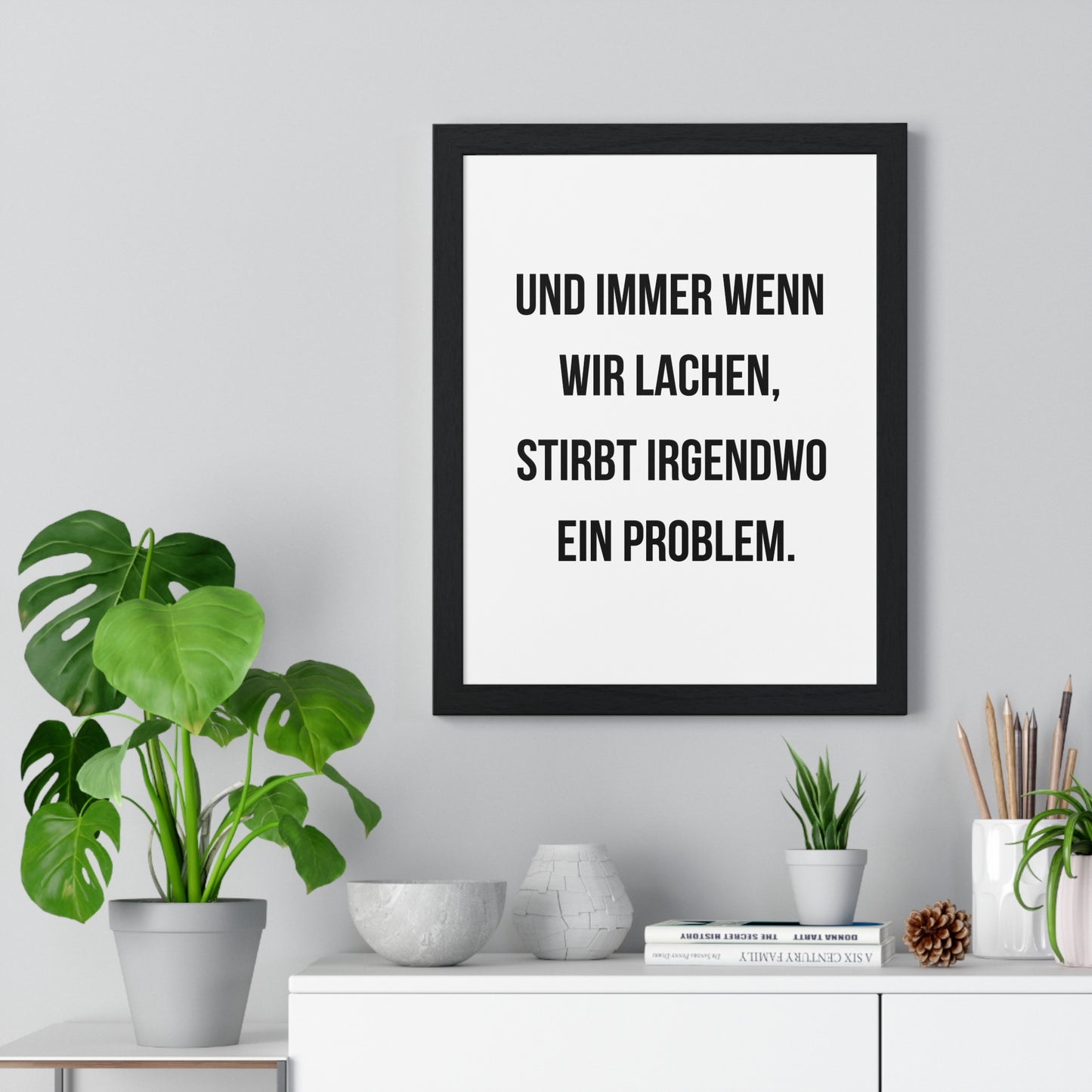 Vertical Framed Poster