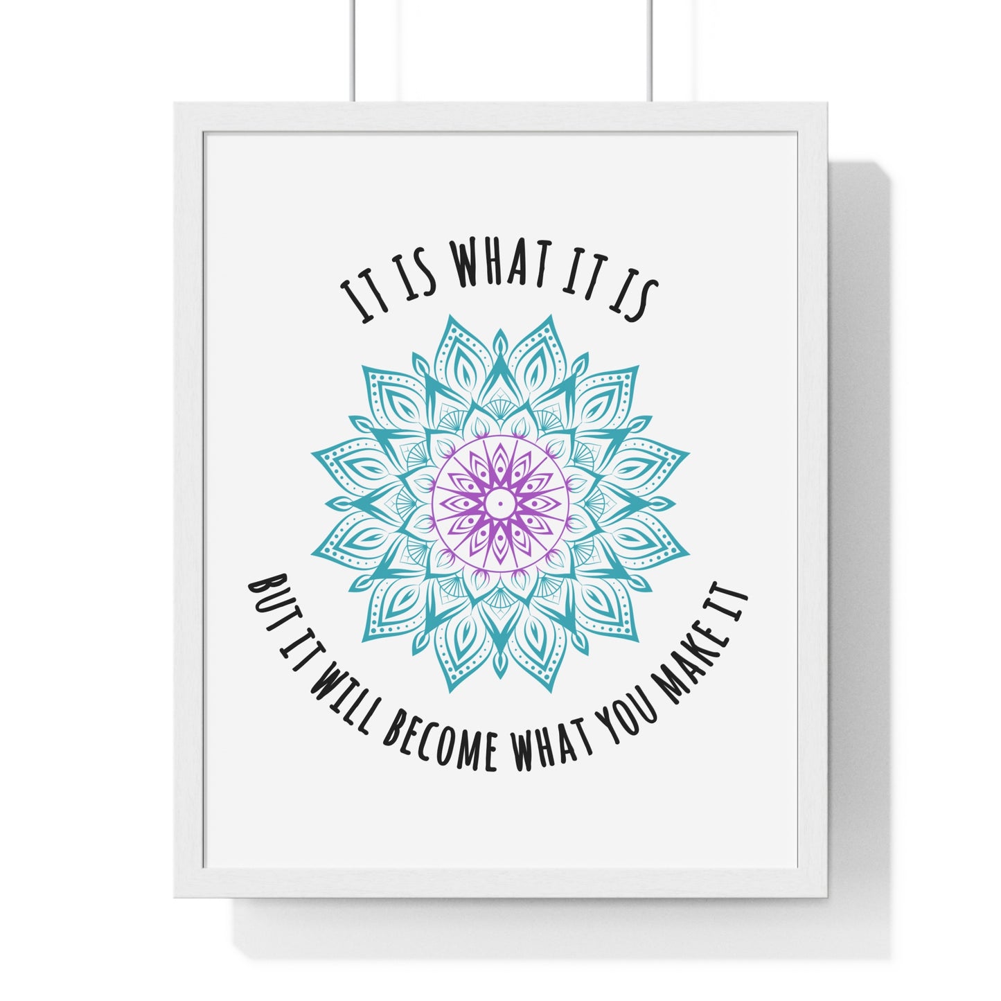 Vertical Framed Poster