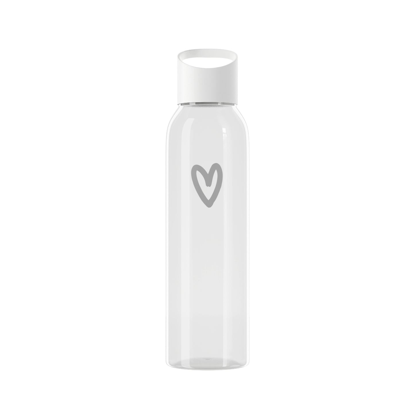 HERZ BILD HERZCHEN CLIPART MOTIV • Wasserflasche Sky 650 ml • Liebesbeweis Geschenk, LOVE Liebesbotschaft