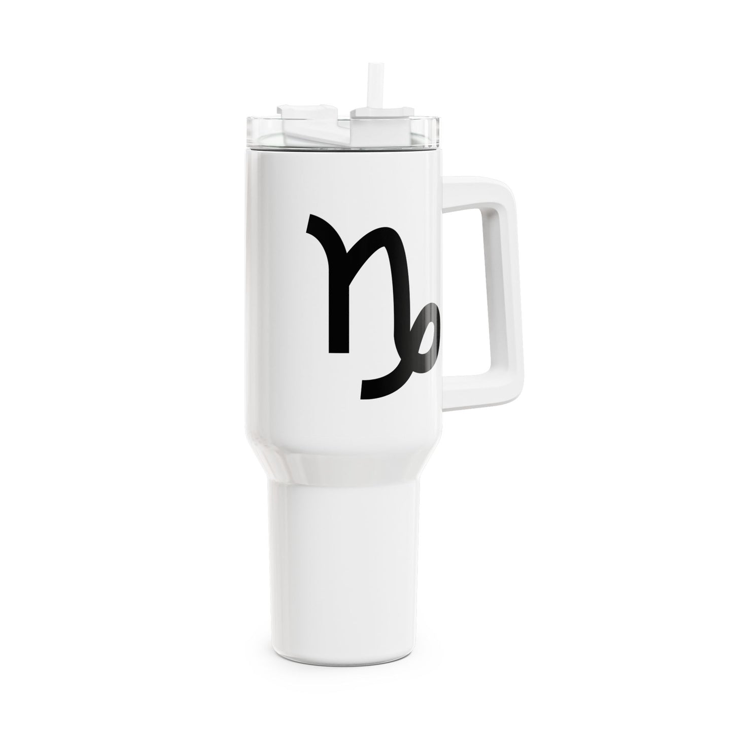 STEINBOCK CAPRICORN Symbol Sternzeichen Tierkreiszeichen • Tumbler mit Henkel & Strohhalm • XXL Reisebecher 1,2L - YOGA SANTA