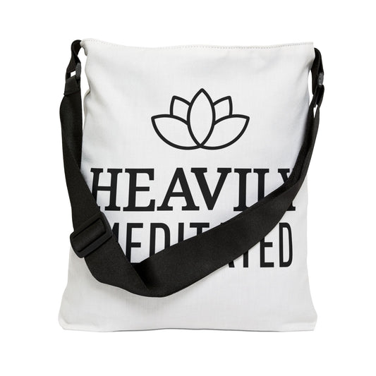 HEAVILY MEDITATED • Tasche mit verstellbarem Träger • Innentasche mit Reißverschluss