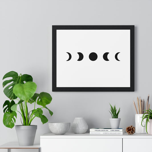 Horizontal Framed Poster 🌒 🌓 🌔 🌕 🌖 🌗 🌘