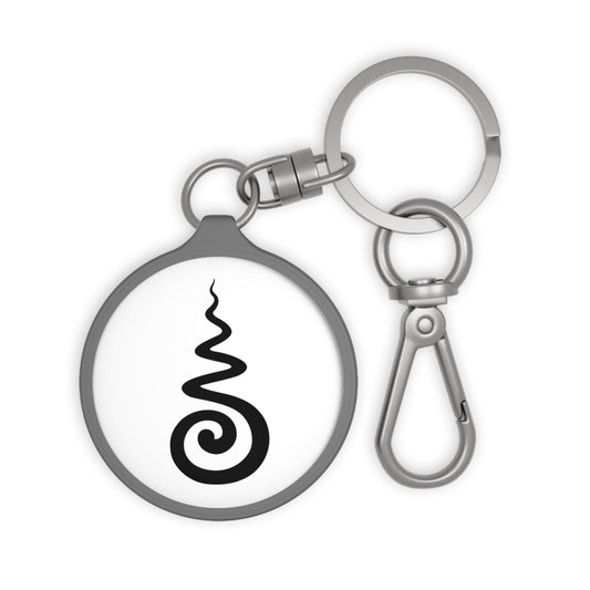 SPIRALE & ENDLOSER KNOTEN - BUDDHISMUS, HINDUISMUS - SPIRITUELLES SYMBOL • Edler Luxus Schlüsselanhänger mit Karabiner für Frauen & Männer